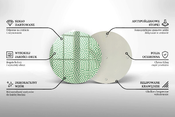 Tábua para cozinha Linhas abstratas