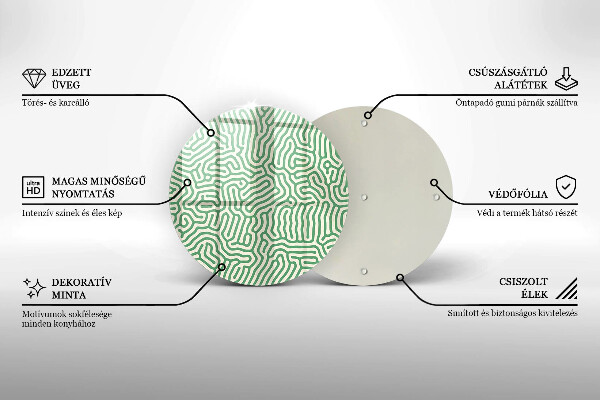 Tábua para cozinha Linhas abstratas
