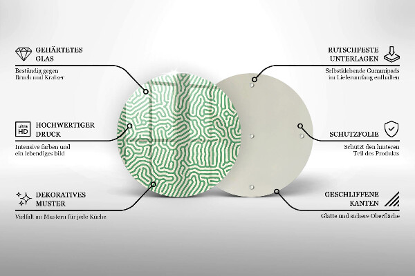 Tábua para cozinha Linhas abstratas