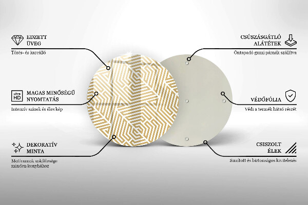 Tábua para corte Linhas geométricas