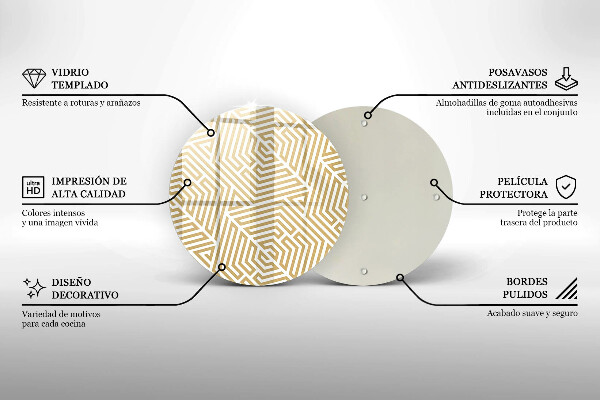 Tábua para corte Linhas geométricas