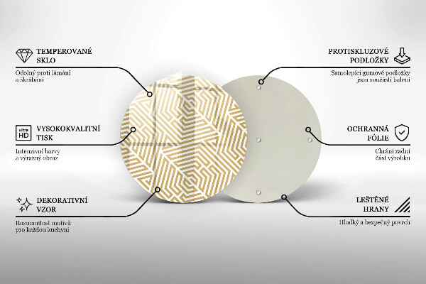 Tábua para corte Linhas geométricas