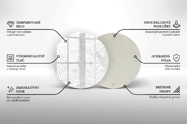 Tábua corte Formas abstratas