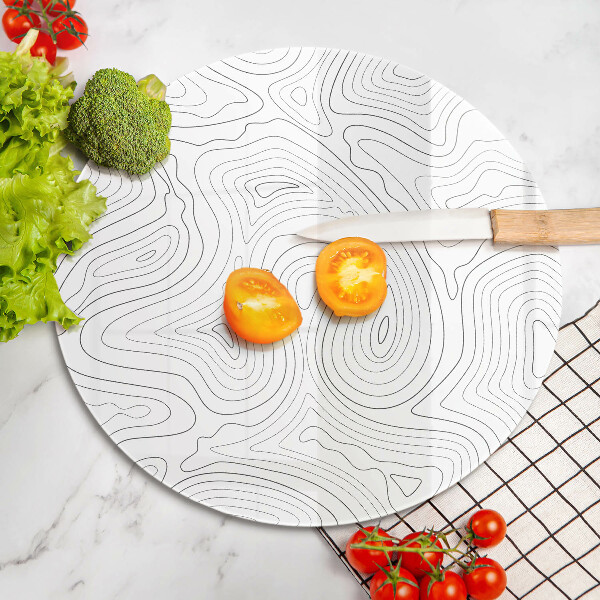 Tábua corte Formas abstratas