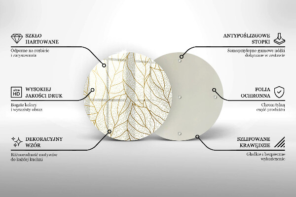 Tábua para corte Padrão de folha de arte de linha
