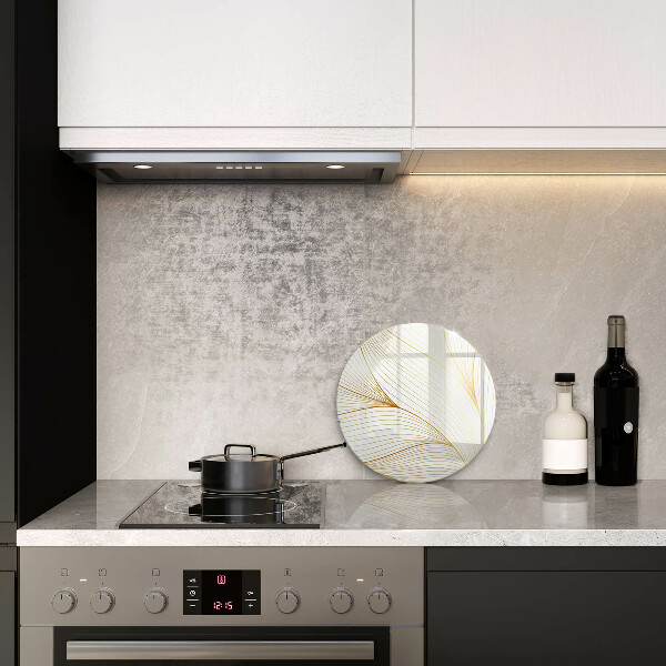 Tábua de vidro Padrão de linha moderno