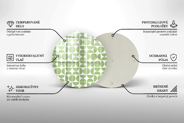 Tábua cozinha Padrão de formas boho