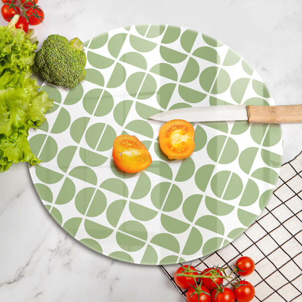 Tábua cozinha Padrão de formas boho