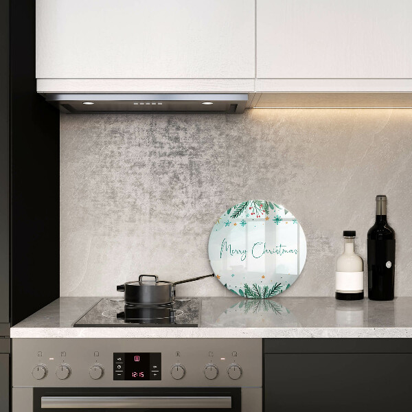 Tábua para cozinha Inscrição de Feliz Natal