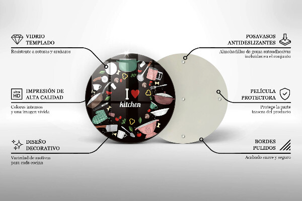 Tábua cozinha Eu amo ilustração de cozinha