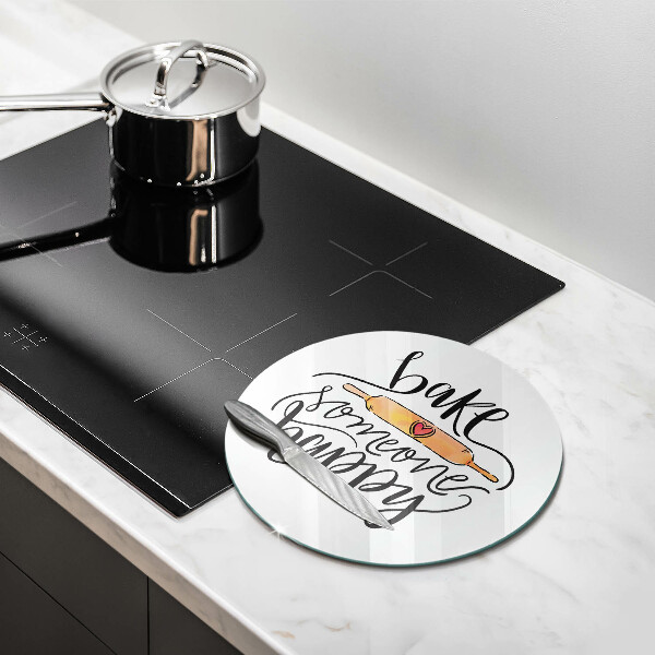 Tábua para cozinha Asse alguém feliz