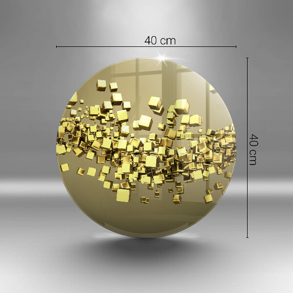 Tábua de cortar alimentos Geometria 3D abstrata