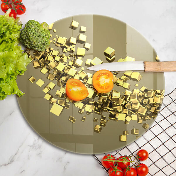 Tábua de cortar alimentos Geometria 3D abstrata