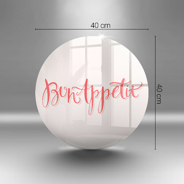 Tábua corte Placa de cozinha Bon Appetit
