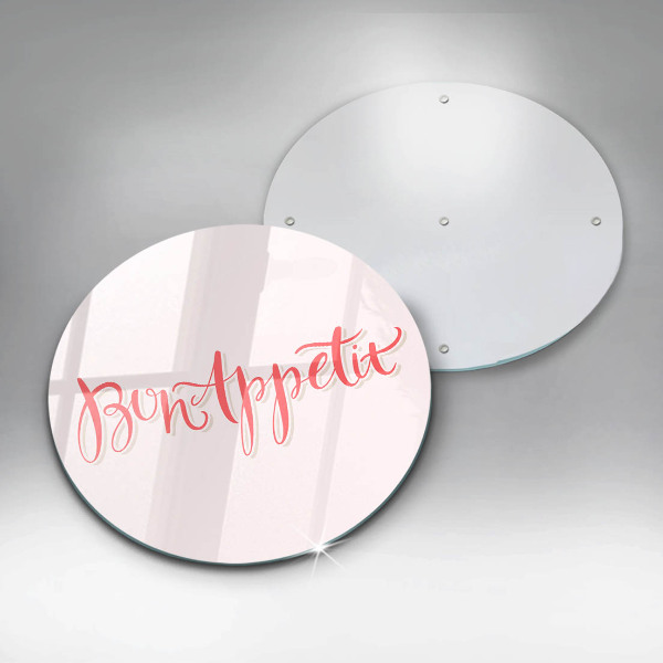 Tábua corte Placa de cozinha Bon Appetit