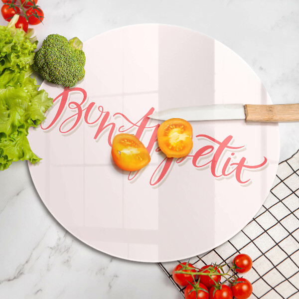 Tábua corte Placa de cozinha Bon Appetit