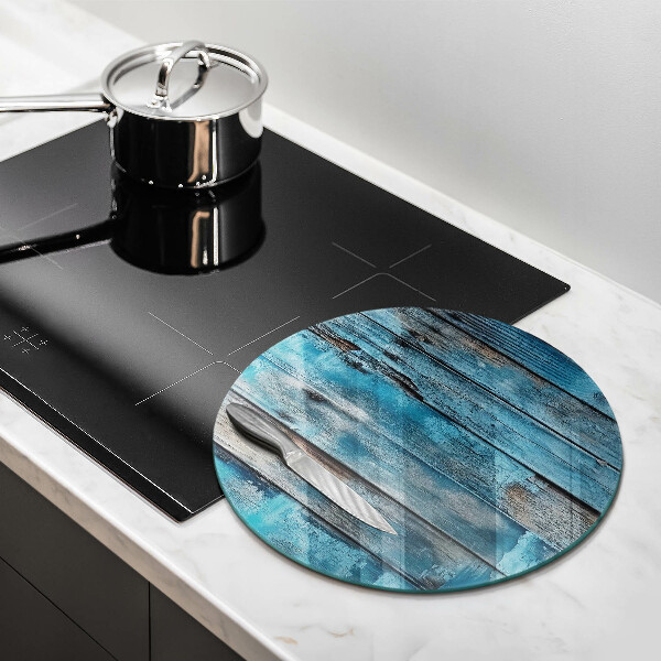 Tábua de vidro Tábuas azuis antigas