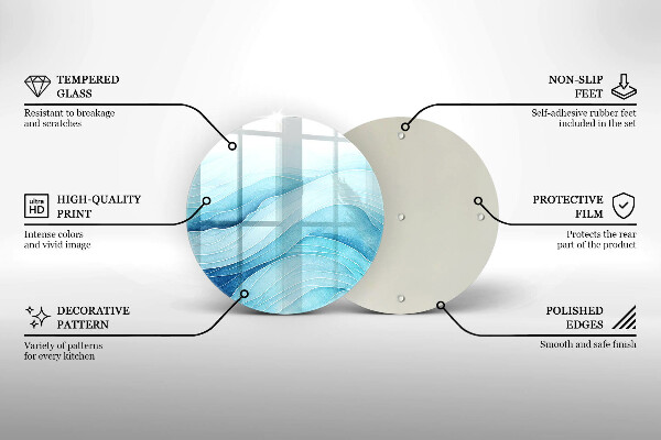 Tábua de corte Ondas abstratas