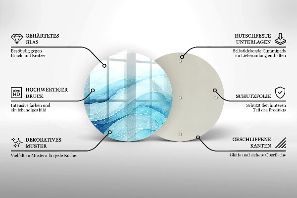 Tábua de corte Ondas abstratas