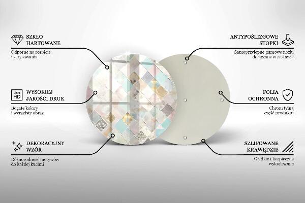 Tábua para cozinha Composição pastel
