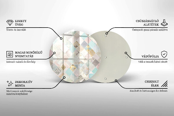 Tábua para cozinha Composição pastel