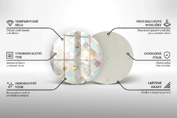 Tábua para cozinha Composição pastel