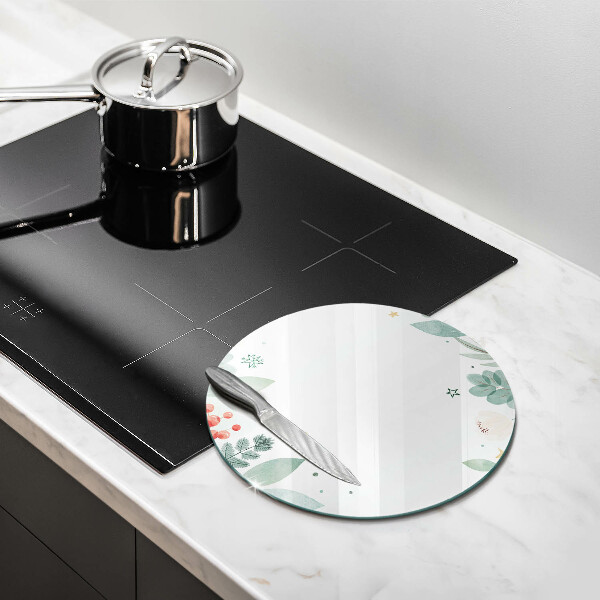 Tábua cozinha Folhas de aquarela