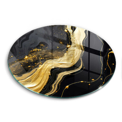 Tábua de vidro Abstração elegante