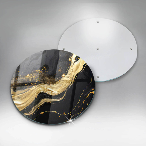 Tábua de vidro Abstração elegante