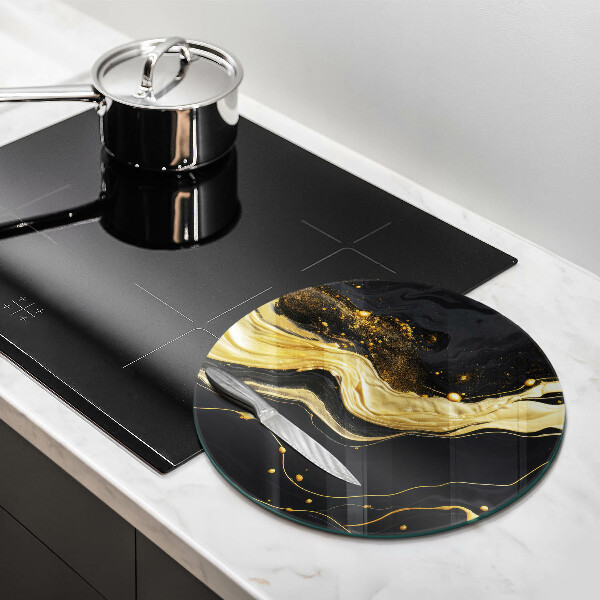 Tábua de vidro Abstração elegante