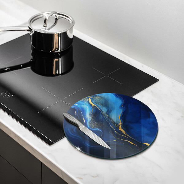 Tábua de cortar alimentos Abstração de cobalto