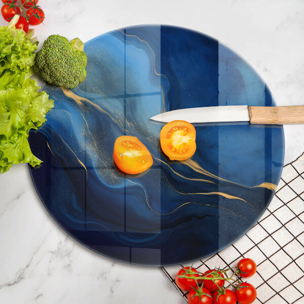 Tábua de cortar alimentos Abstração de cobalto