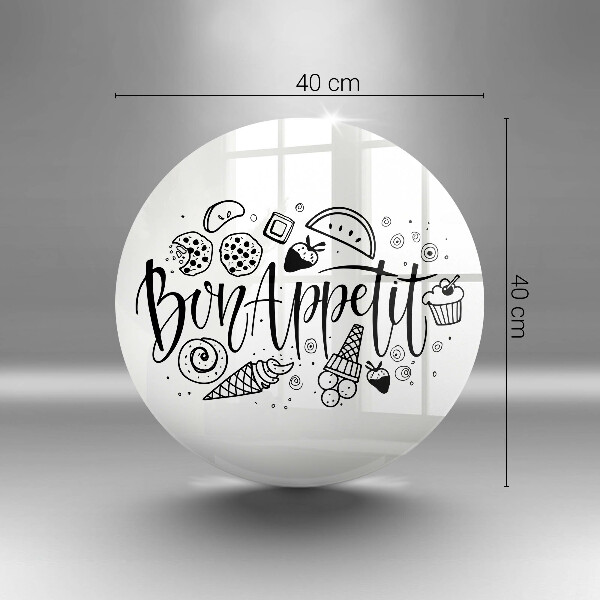 Tábua de cortar A inscrição Bon Appetit