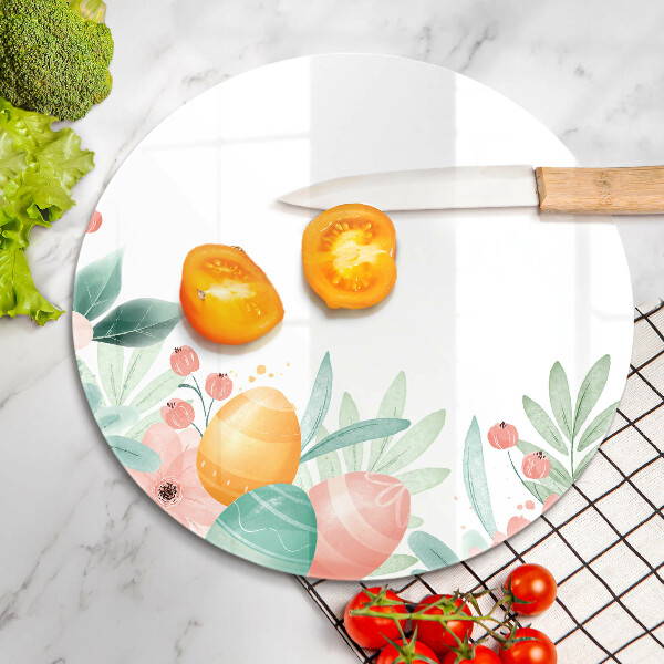 Tábua para cozinha ovos de páscoa