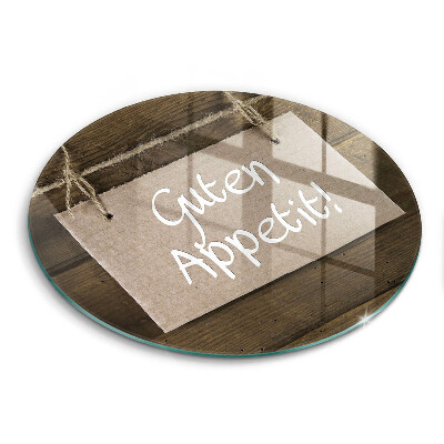 Tábua de cortar Placa Guten Apetit nos painéis