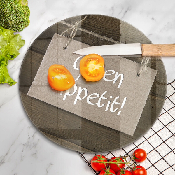 Tábua de cortar Placa Guten Apetit nos painéis