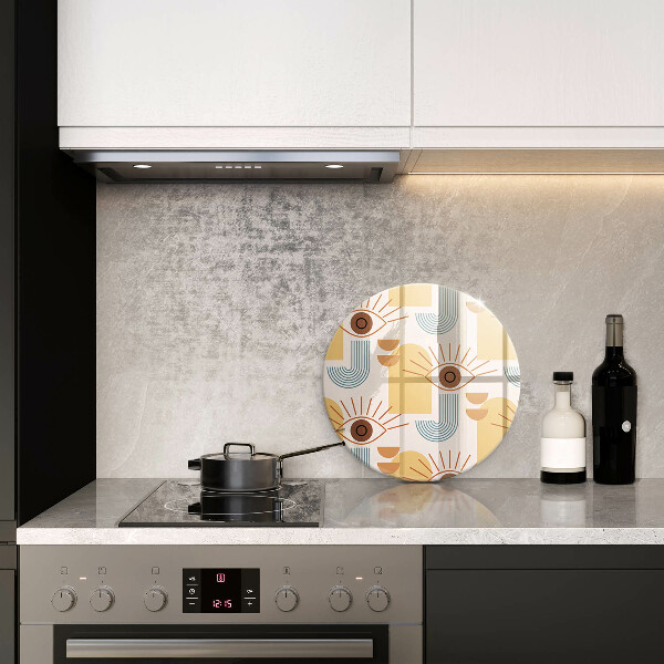 Tábua corte Olhos com padrão boho