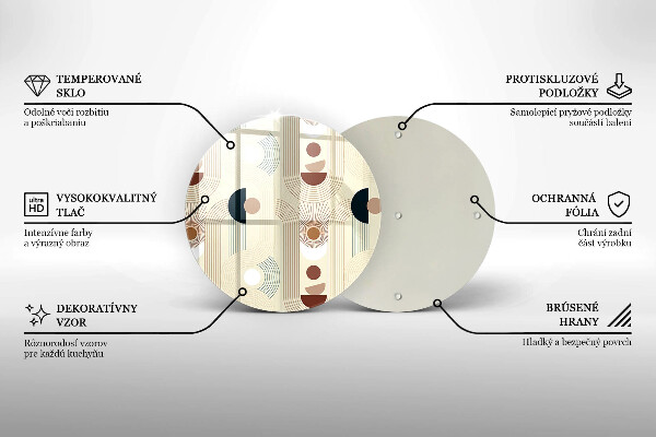 Tábua para corte Formas geométricas boho