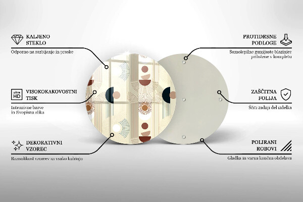 Tábua para corte Formas geométricas boho