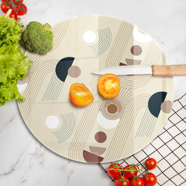 Tábua para corte Formas geométricas boho