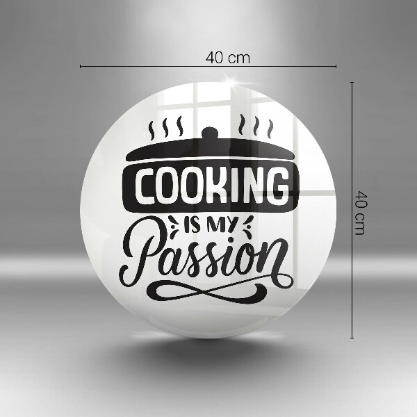 Tábua de corte Cozinhar é minha paixão