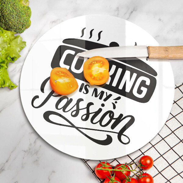 Tábua de corte Cozinhar é minha paixão