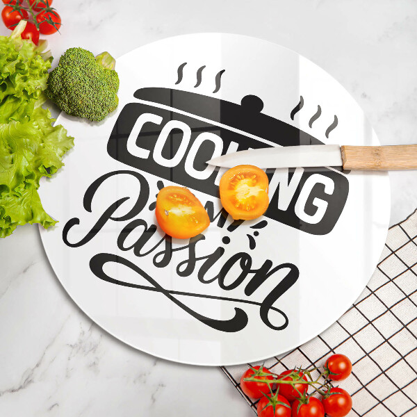Tábua de corte Cozinhar é minha paixão