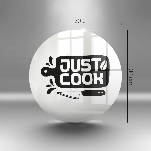 Tábua de cortar Placa de cozinha "Just Cook"