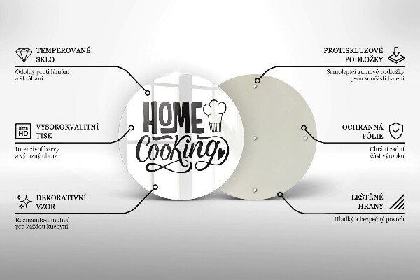 Tábua cozinha A inscrição Cozinha caseira