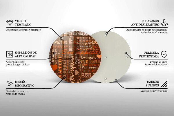 Tábua de cortar alimentos legendas de bom apetite