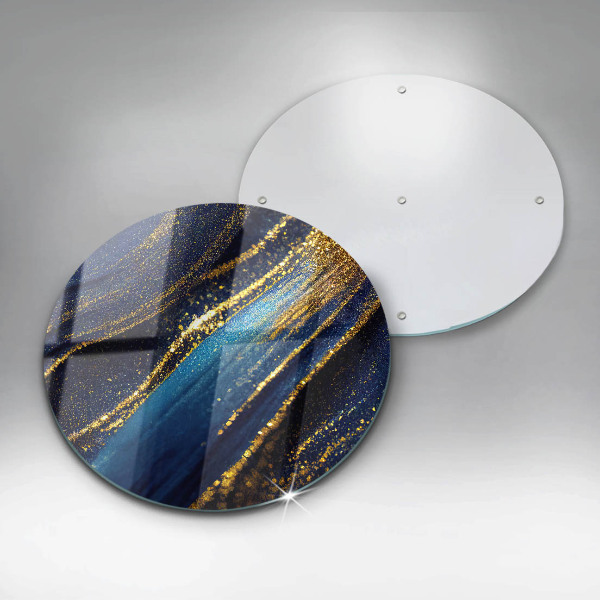 Tábua de corte Abstração azul marinho