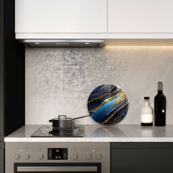 Tábua de corte Abstração azul marinho