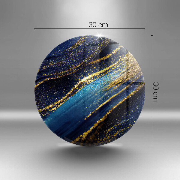 Tábua de corte Abstração azul marinho