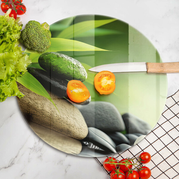 Tábua cozinha Pedras de bambu zen
